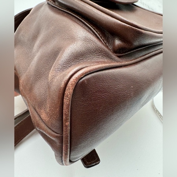 Gucci-Authentic-Vintage - Bamboo Backpack Leather Brown - Picture 10 of 16